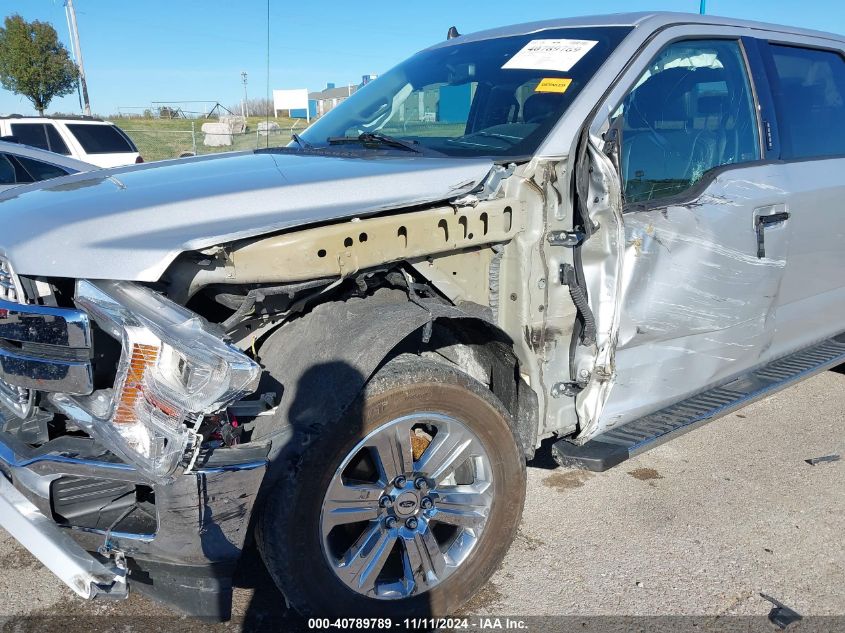 2019 Ford F-150 Lariat VIN: 1FTEW1E48KKE48547 Lot: 40789789