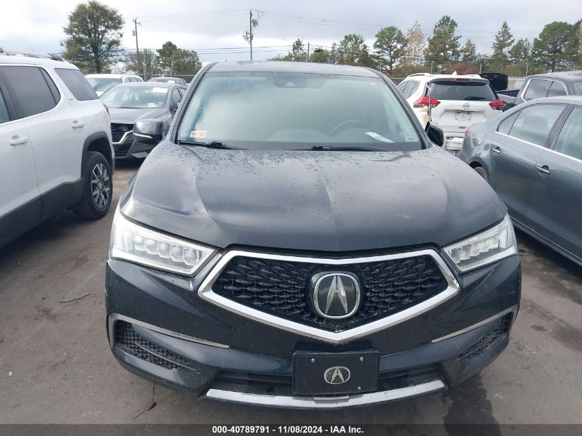 2019 Acura Mdx Standard VIN: 5J8YD4H38KL000182 Lot: 40789791