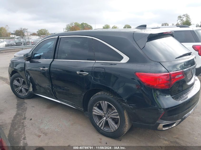 2019 Acura Mdx Standard VIN: 5J8YD4H38KL000182 Lot: 40789791