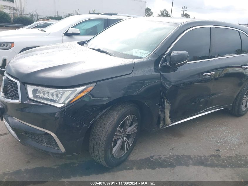 2019 Acura Mdx Standard VIN: 5J8YD4H38KL000182 Lot: 40789791