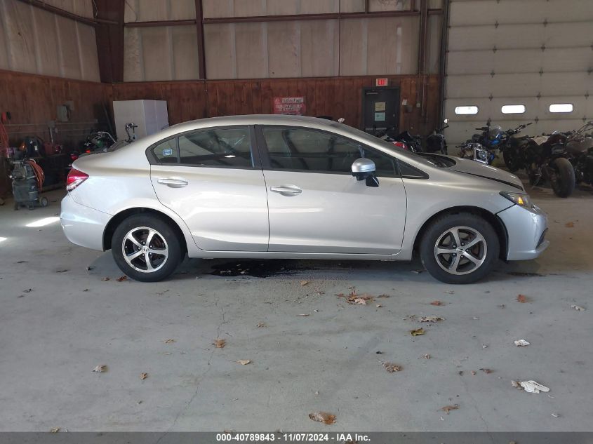 2015 Honda Civic Se VIN: 19XFB2F77FE225813 Lot: 40789843