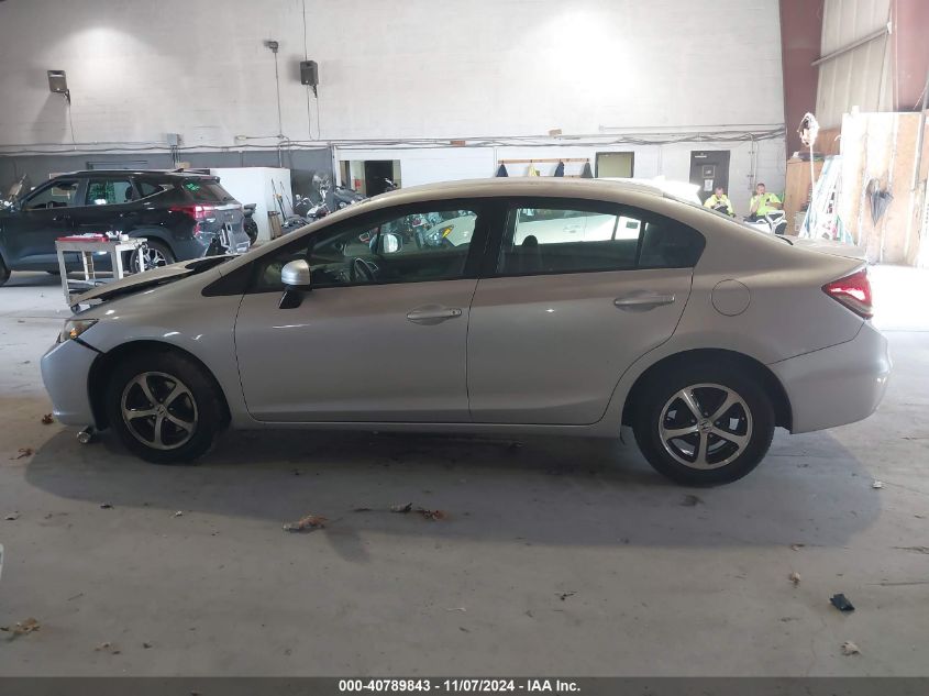 2015 Honda Civic Se VIN: 19XFB2F77FE225813 Lot: 40789843