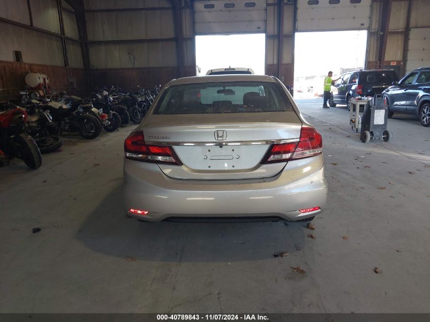 2015 Honda Civic Se VIN: 19XFB2F77FE225813 Lot: 40789843