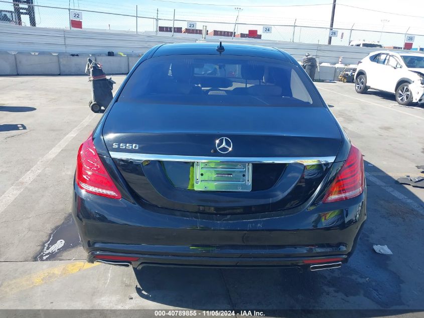 2015 Mercedes-Benz S 550 VIN: WDDUG8CB5FA147349 Lot: 40789855