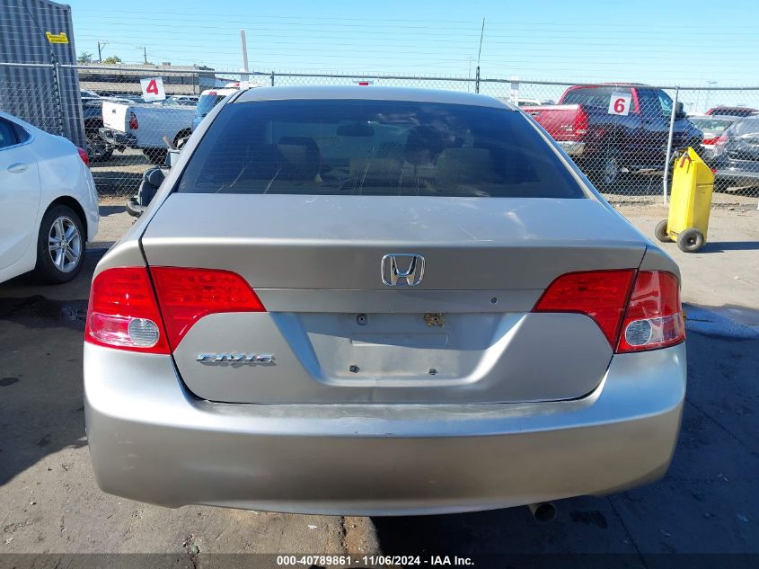 2006 Honda Civic Lx VIN: 2HGFA16546H512852 Lot: 40789861