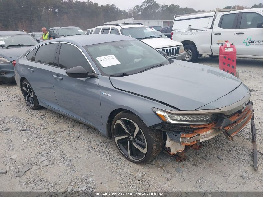 2022 Honda Accord Hybrid Sport VIN: 1HGCV3F25NA039274 Lot: 40789928