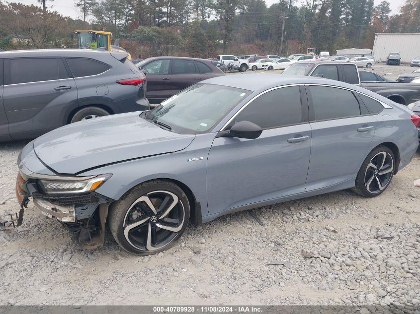 2022 Honda Accord Hybrid Sport VIN: 1HGCV3F25NA039274 Lot: 40789928