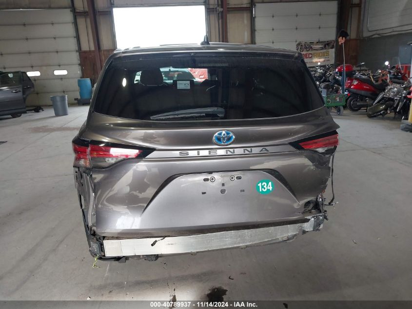 2021 Toyota Sienna Xle VIN: 5TDYRKEC4MS012470 Lot: 40789937