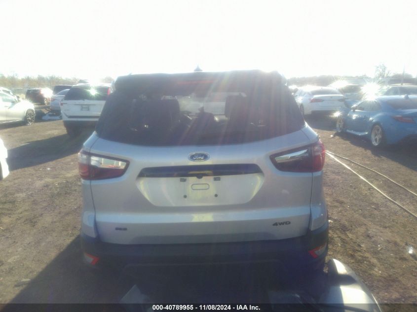 2022 Ford Ecosport Ses VIN: MAJ6S3JLXNC475973 Lot: 40789955