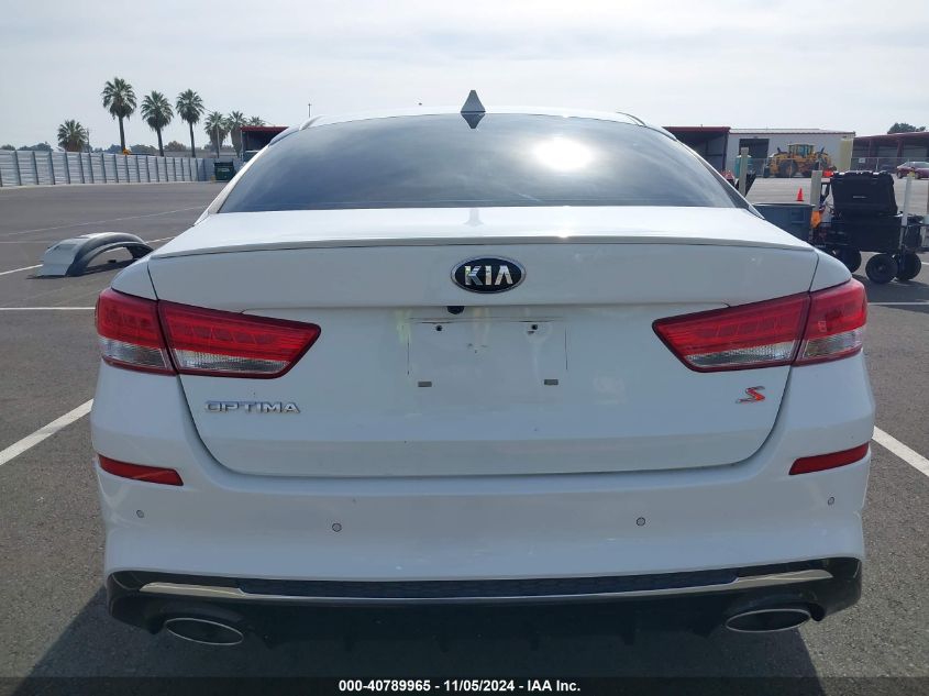 2019 Kia Optima S VIN: 5XXGT4L39KG354006 Lot: 40789965