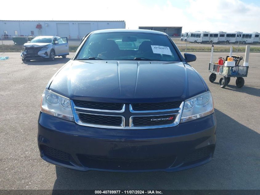 2013 Dodge Avenger Se VIN: 1C3CDZAB4DN623060 Lot: 40789977