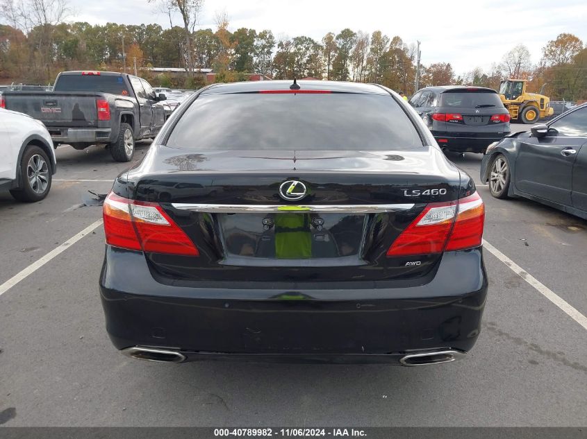 2012 Lexus Ls 460 VIN: JTHCL5EF7C5013901 Lot: 40789982