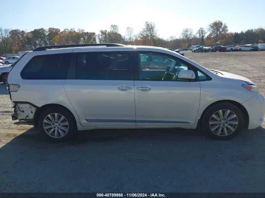 2017 Toyota Sienna Xle/Limited VIN: 5TDDZ3DC5HS149199 Lot: 40789988