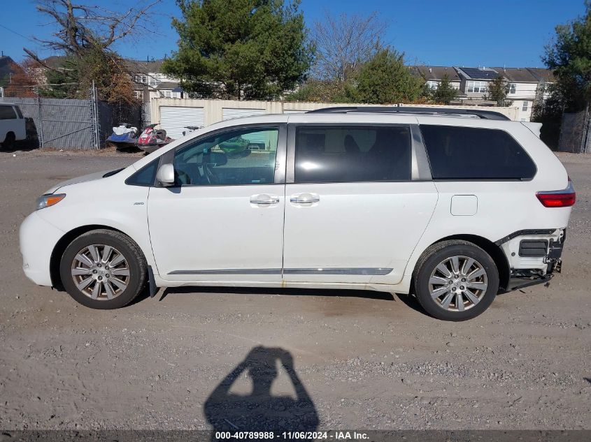 2017 Toyota Sienna Xle/Limited VIN: 5TDDZ3DC5HS149199 Lot: 40789988