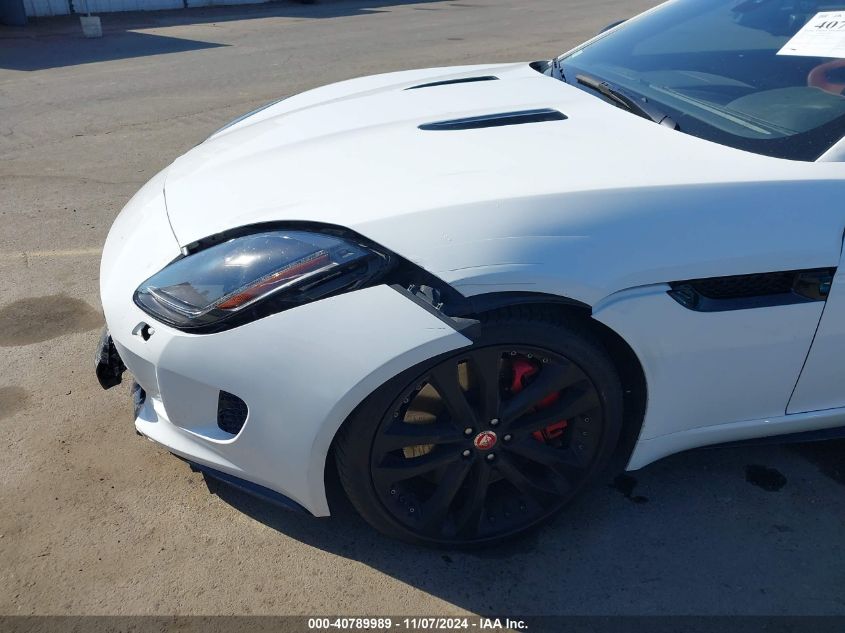 2015 Jaguar F-Type R VIN: SAJWA6DA0FMK14714 Lot: 40789989