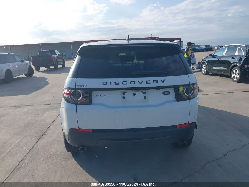 2016 Land Rover Discovery Sport Hse VIN: SALCR2BG3GH555490 Lot: 40789998