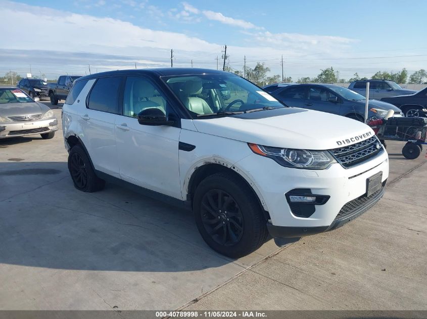 VIN SALCR2BG3GH555490 2016 Land Rover Discovery, Sp... no.1