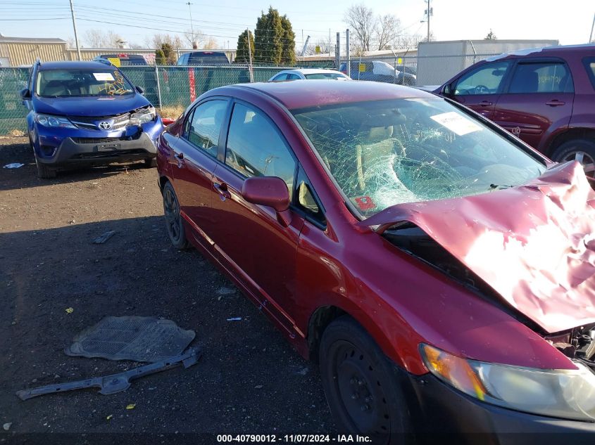 2008 Honda Civic Lx VIN: 2HGFA16598H536955 Lot: 40790012