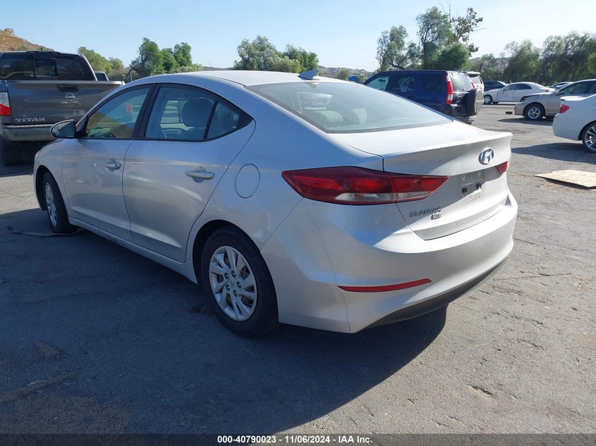 VIN KMHD74LF0HU083577 2017 HYUNDAI ELANTRA SE