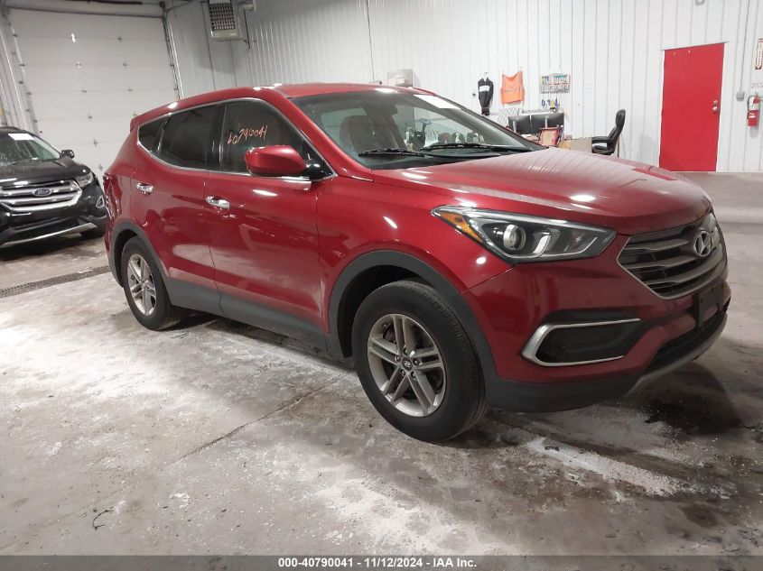 VIN 5XYZTDLB5HG498219 2017 HYUNDAI SANTA FE SPORT no.1