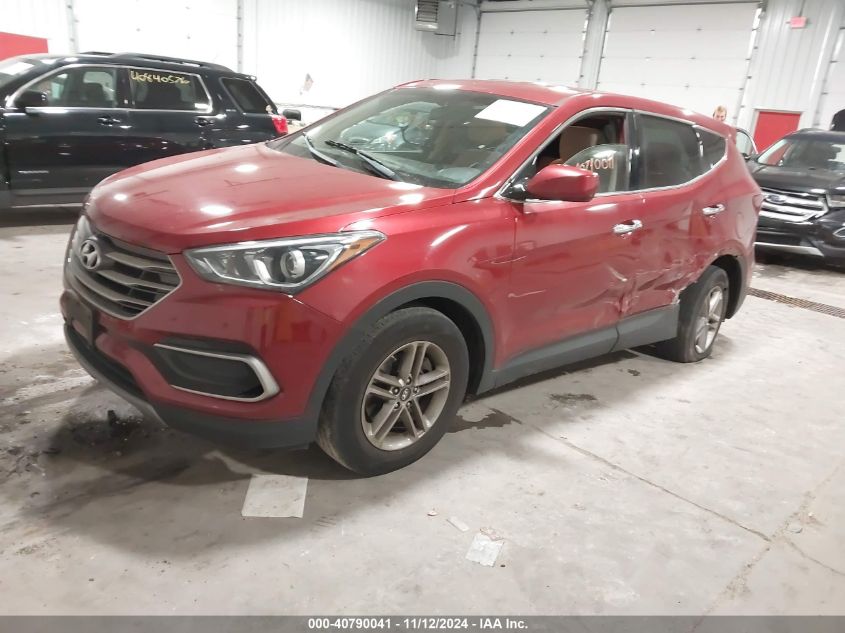 VIN 5XYZTDLB5HG498219 2017 HYUNDAI SANTA FE SPORT no.2