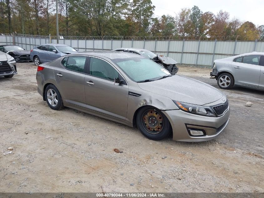 2014 Kia Optima Lx VIN: 5XXGM4A75EG333029 Lot: 40790044