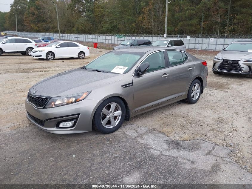 2014 Kia Optima Lx VIN: 5XXGM4A75EG333029 Lot: 40790044