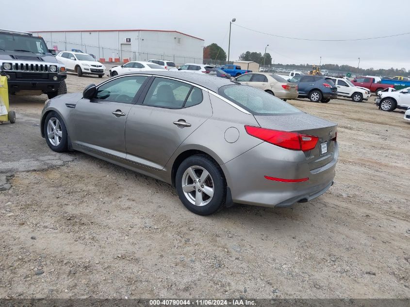 2014 Kia Optima Lx VIN: 5XXGM4A75EG333029 Lot: 40790044