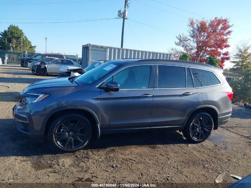 2022 Honda Pilot Awd Special Edition VIN: 5FNYF6H29NB083009 Lot: 40790048