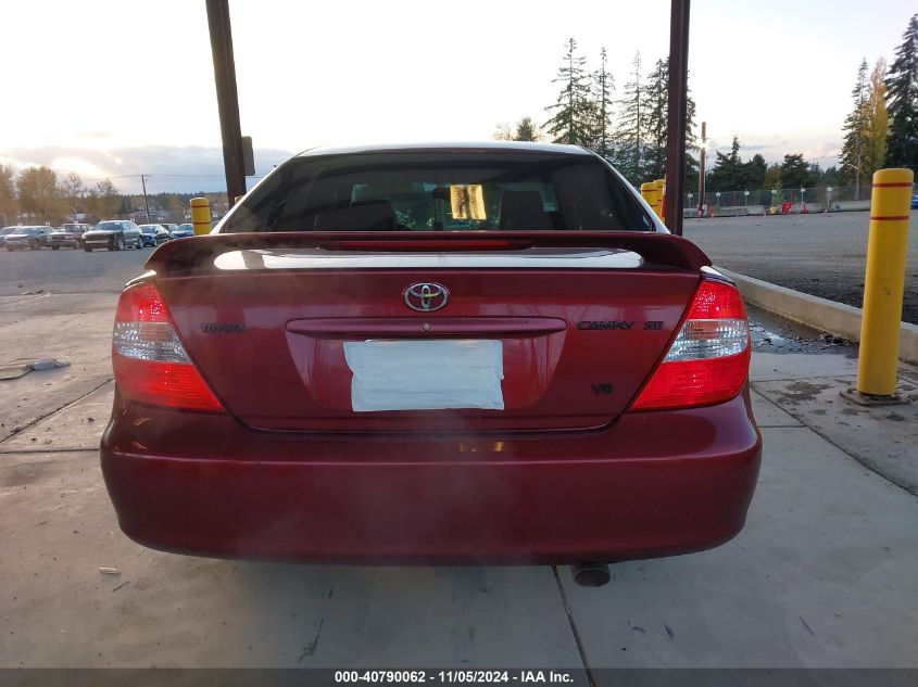 2002 Toyota Camry Se V6 VIN: JTDBF30K420018157 Lot: 40790062