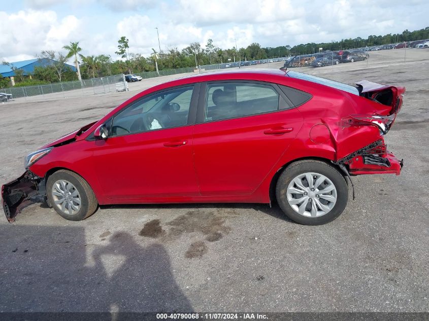 2022 Hyundai Accent Se VIN: 3KPC24A62NE160820 Lot: 40790068