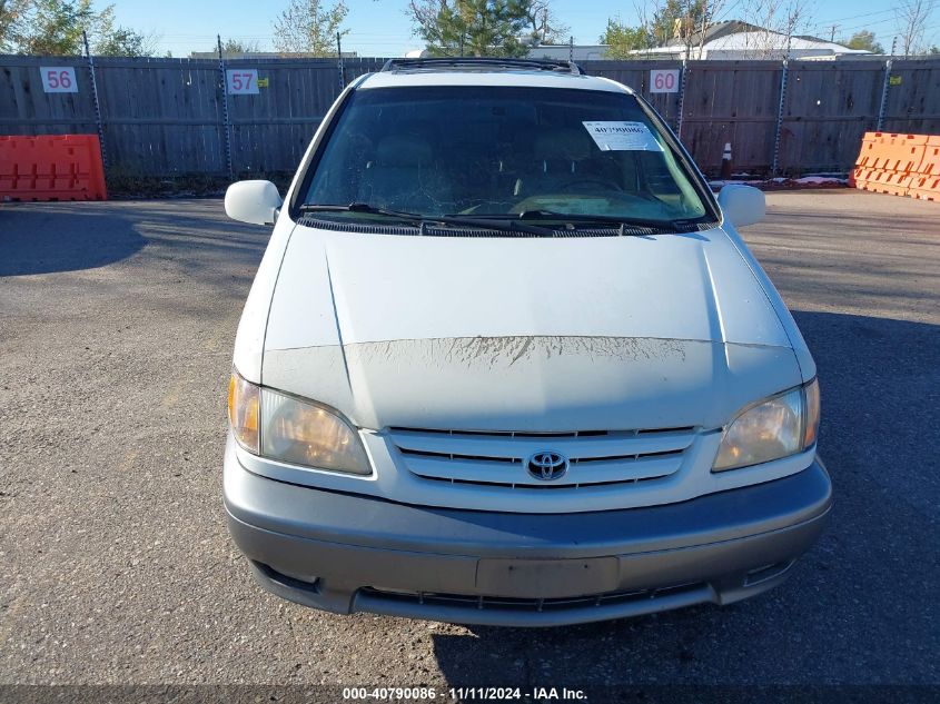 2002 Toyota Sienna Le/Xle VIN: 4T3ZF13C02U423855 Lot: 40790086