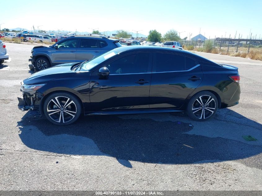 2021 Nissan Sentra Sr Xtronic Cvt VIN: 3N1AB8DV4MY206049 Lot: 40790103