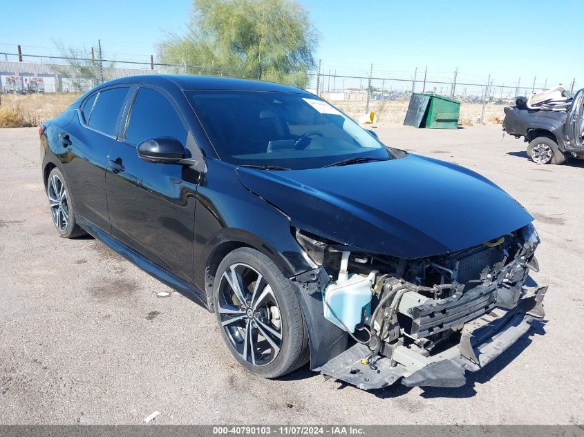 2021 Nissan Sentra Sr Xtronic Cvt VIN: 3N1AB8DV4MY206049 Lot: 40790103