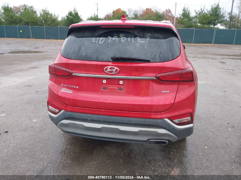 2020 Hyundai Santa Fe Sel VIN: 5NMS3CAD8LH239075 Lot: 40790112