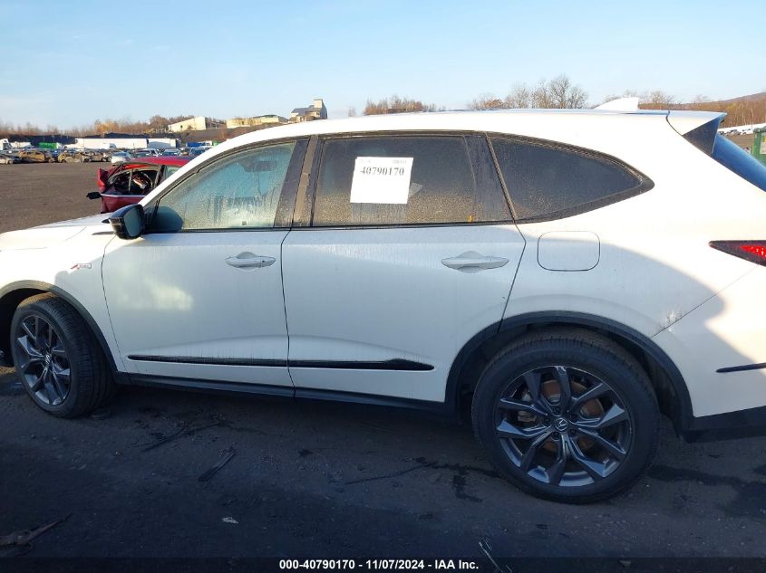 2022 Acura Mdx A-Spec Package VIN: 5J8YE1H05NL027961 Lot: 40790170