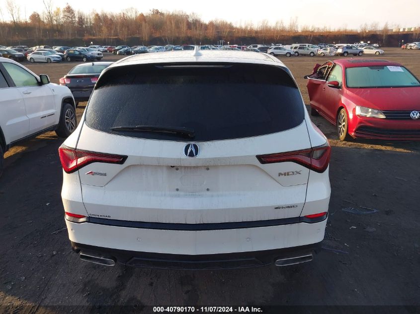 2022 Acura Mdx A-Spec Package VIN: 5J8YE1H05NL027961 Lot: 40790170