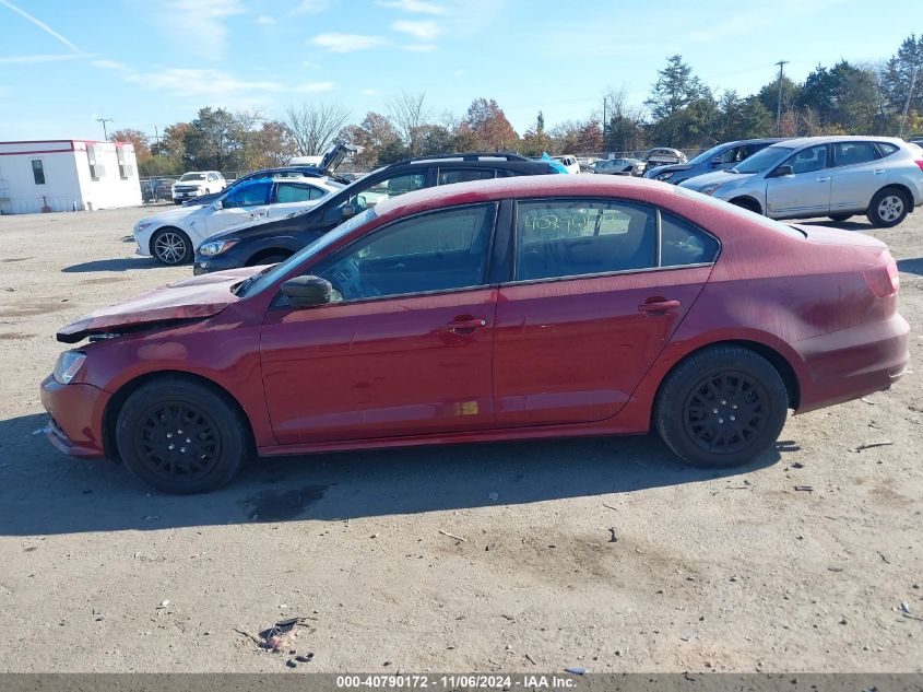 2016 Volkswagen Jetta 1.4T S VIN: 3VW267AJ8GM416101 Lot: 40790172