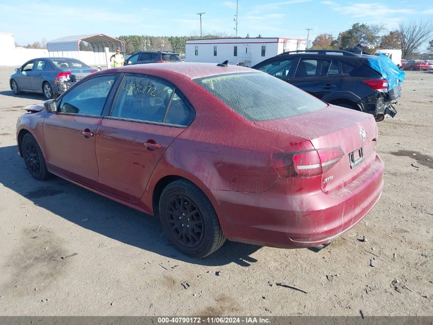 2016 Volkswagen Jetta 1.4T S VIN: 3VW267AJ8GM416101 Lot: 40790172