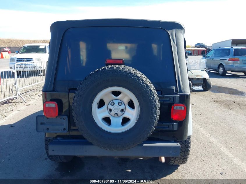 2006 Jeep Wrangler Se VIN: 1J4FA29126P749116 Lot: 40790189