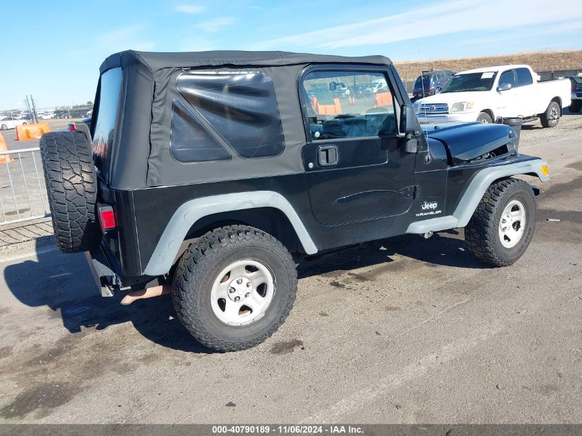 2006 Jeep Wrangler Se VIN: 1J4FA29126P749116 Lot: 40790189