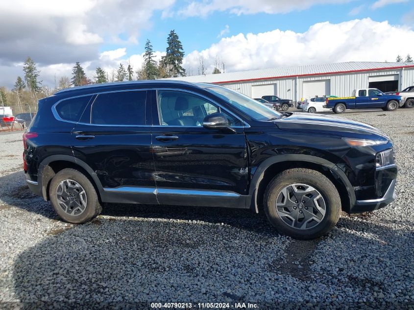 2022 Hyundai Santa Fe Hybrid Blue VIN: KM8S2DA11NU057188 Lot: 40790213