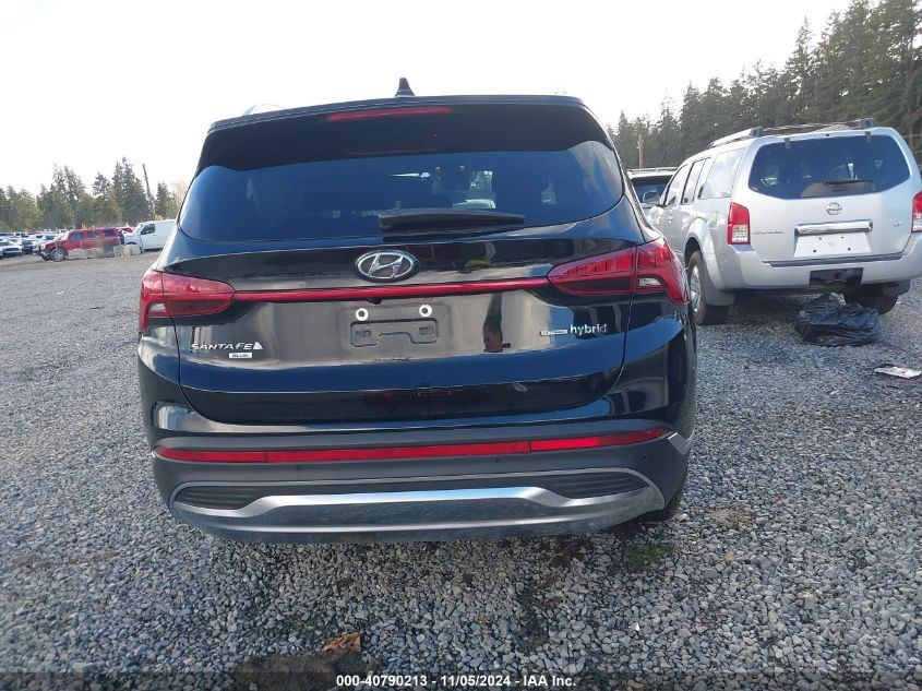 2022 Hyundai Santa Fe Hybrid Blue VIN: KM8S2DA11NU057188 Lot: 40790213