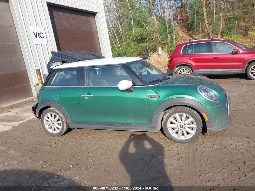 2022 Mini Se Hardtop Cooper VIN: WMW13DJ01N2R92370 Lot: 40790232