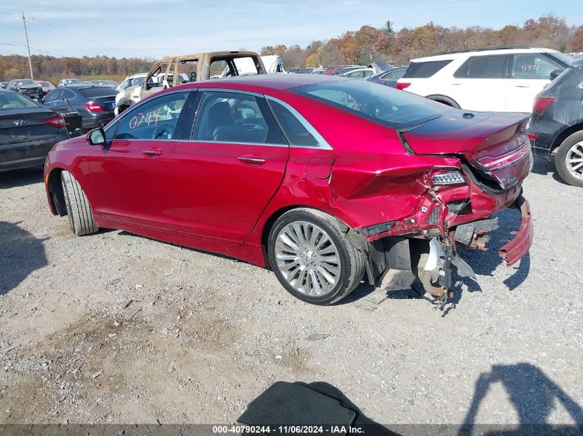 2013 Lincoln Mkz VIN: 3LN6L2GK5DR817339 Lot: 40790244