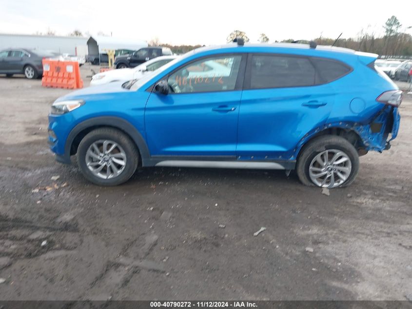 2017 Hyundai Tucson Se VIN: KM8J3CA41HU425578 Lot: 40790272