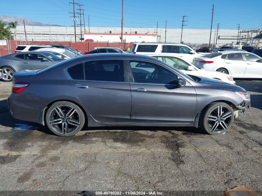 2016 Honda Accord Sport VIN: 1HGCR2F51GA193511 Lot: 40790282