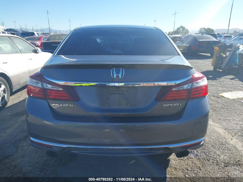 2016 Honda Accord Sport VIN: 1HGCR2F51GA193511 Lot: 40790282