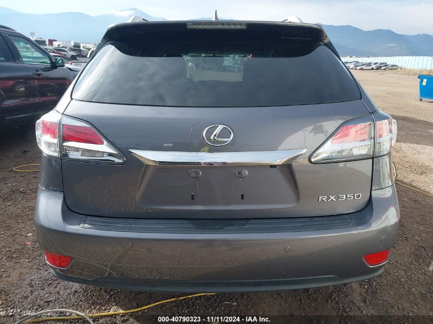 2015 Lexus Rx 350 VIN: 2T2BK1BA5FC272536 Lot: 40790323