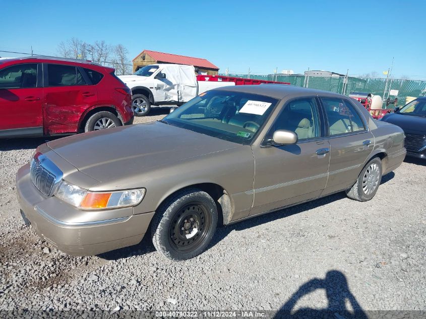 2000 Mercury Grand Marquis Ls VIN: 2MEFM75W7YX673576 Lot: 40790322